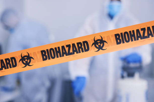 Professional Biohazard Cleanup technician working in Fairfield, TX